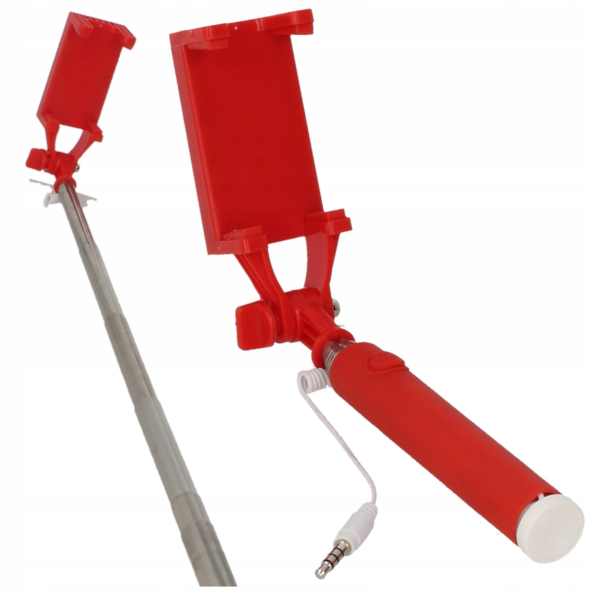 KIJEK SELFIE STICK z KABLEM UCHWYT - SOLIDNY Kolor wielokolorowy