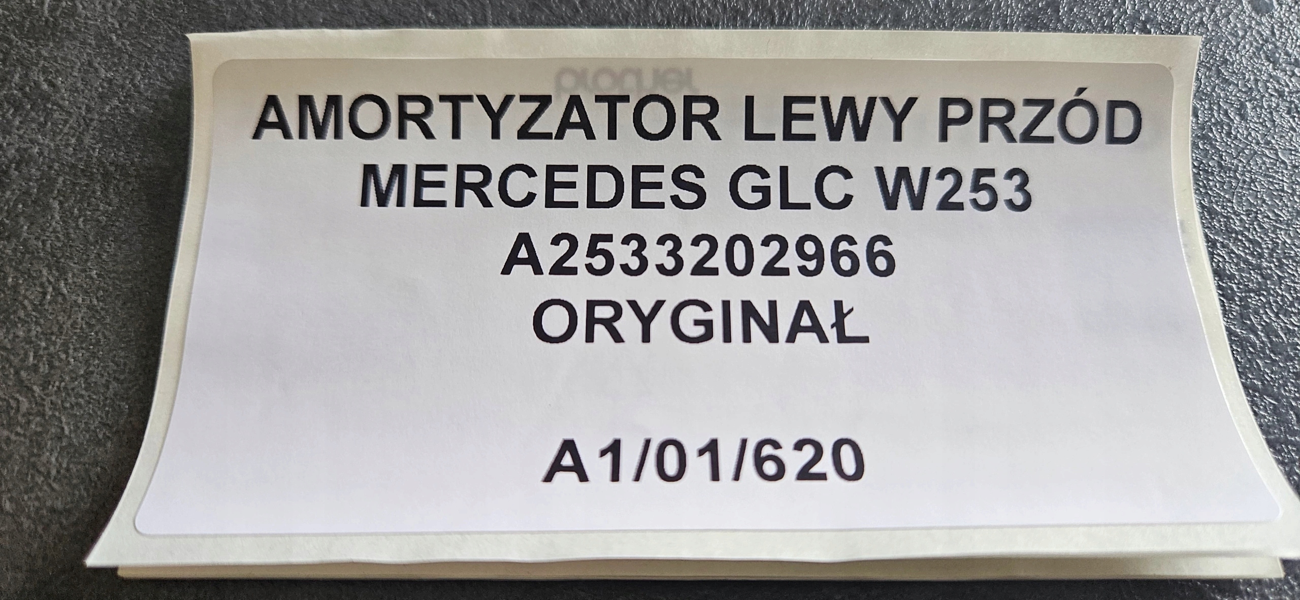 shock absorber left front MERCEDES GLC W253
