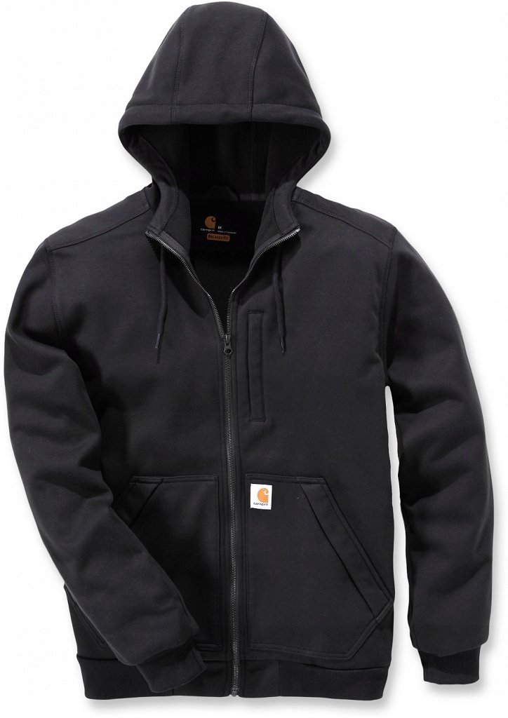 Carhartt Mikina Wind Fighter Sweatshirt Černá XL s kapucí