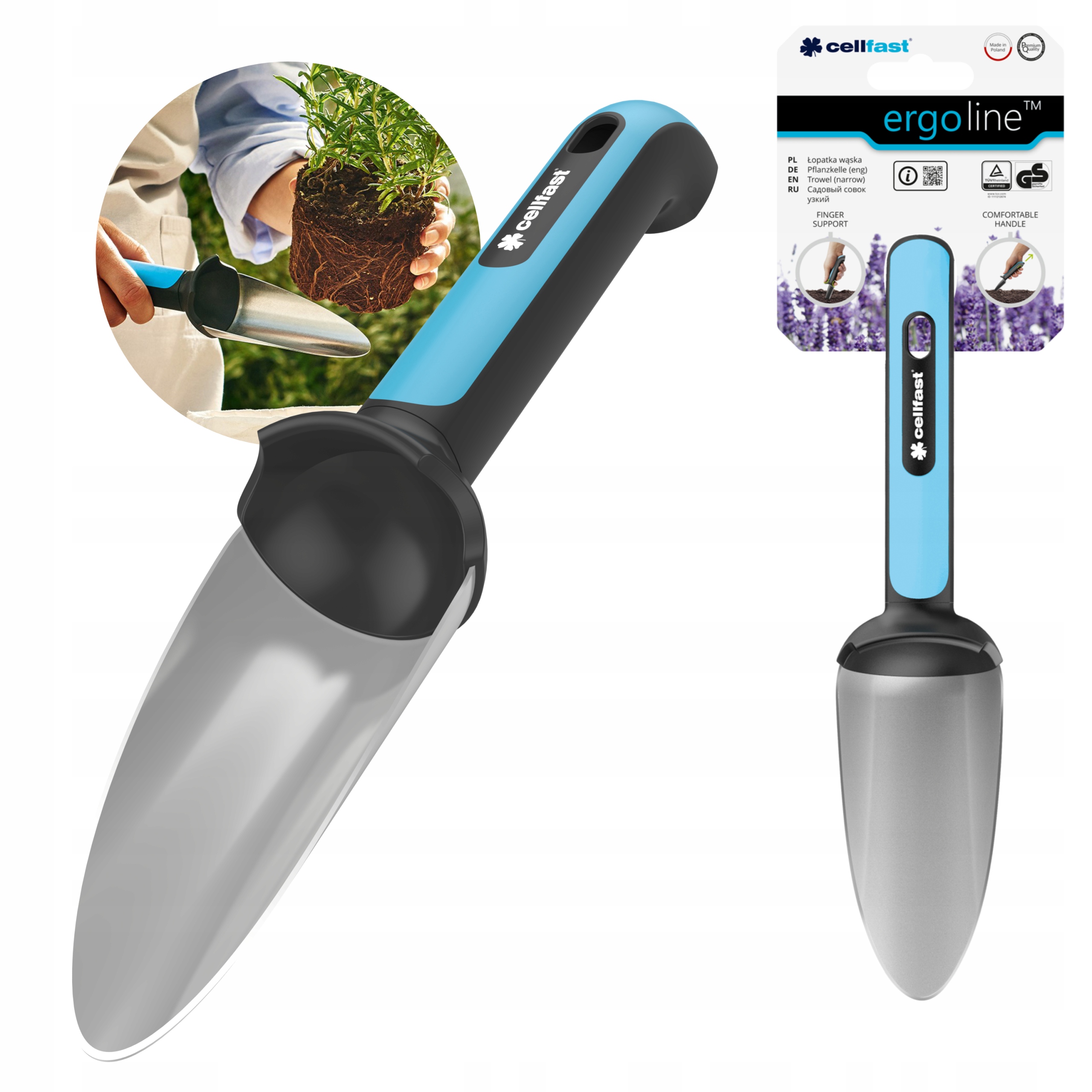 

Cellfast Łopatka Wąska Ergo 42-002 Stal Nierdzewna