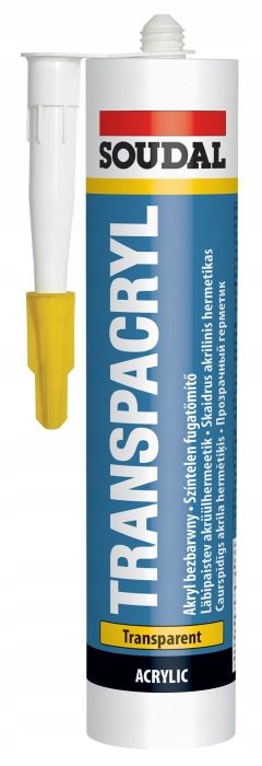 

Soudal Transpacryl Akryl Bezbarwny 300 ml