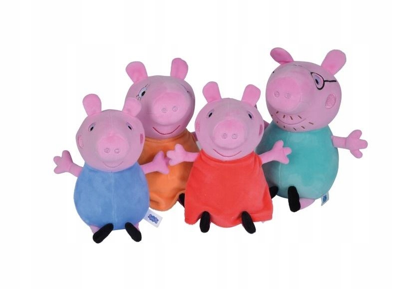 Zestaw Maskotek Rodzina Świnka Peppa-Pluszaki