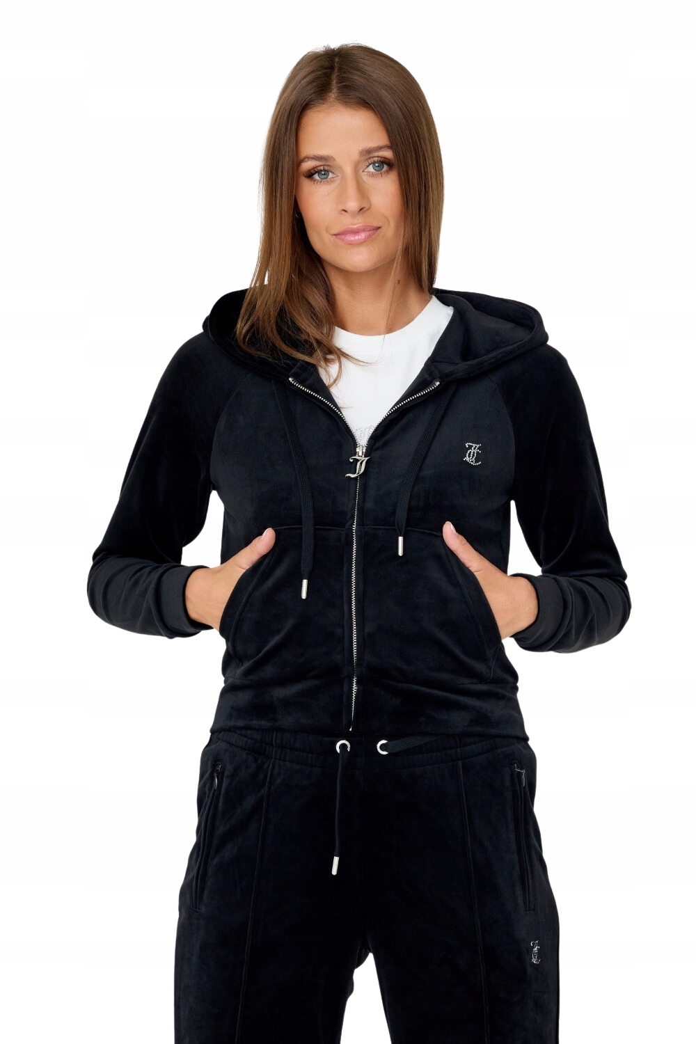 Juicy Couture Černá dámská mikina Madison M