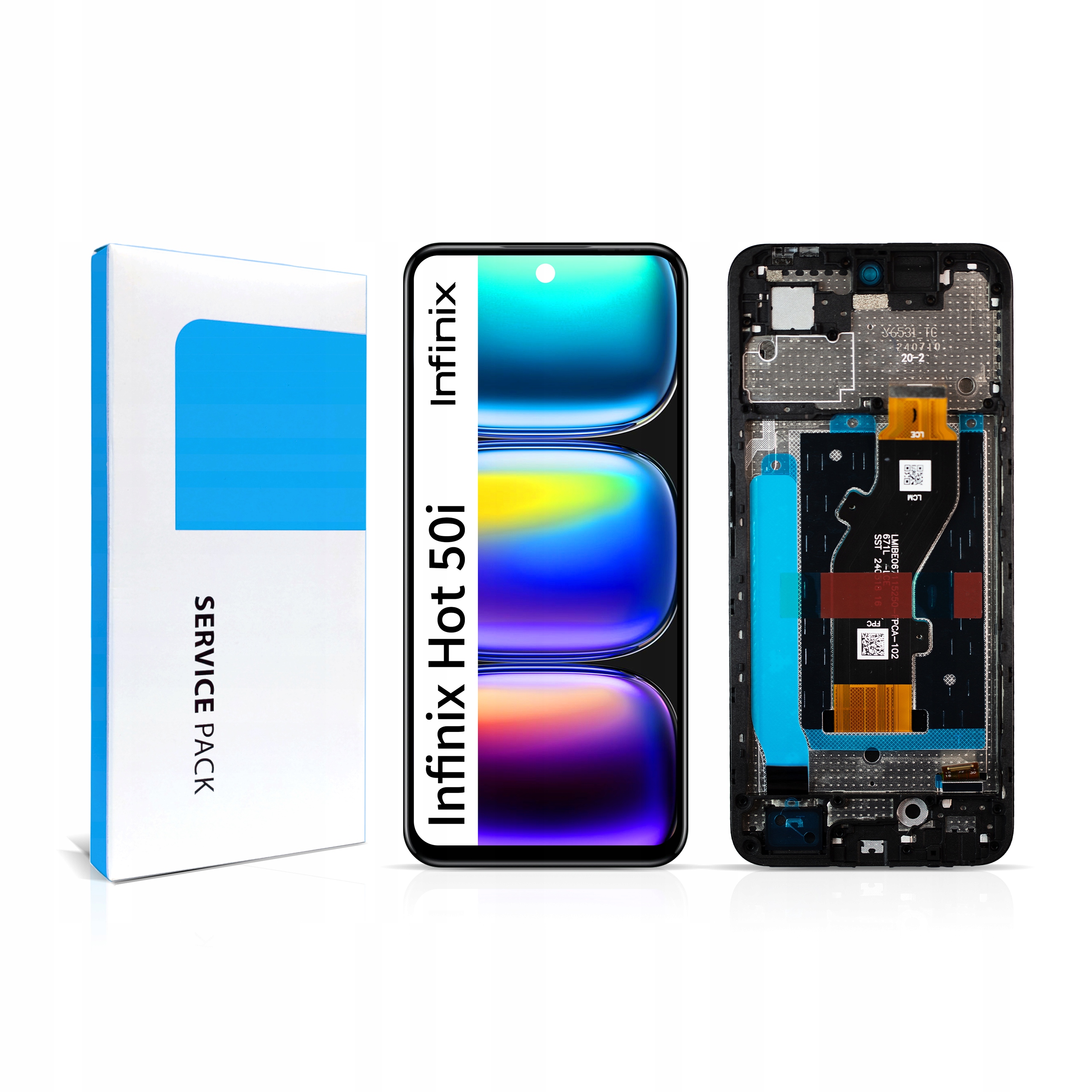 Displej s rámečkem pro Infinix Hot 50i Originál Zila Display Panel LCD