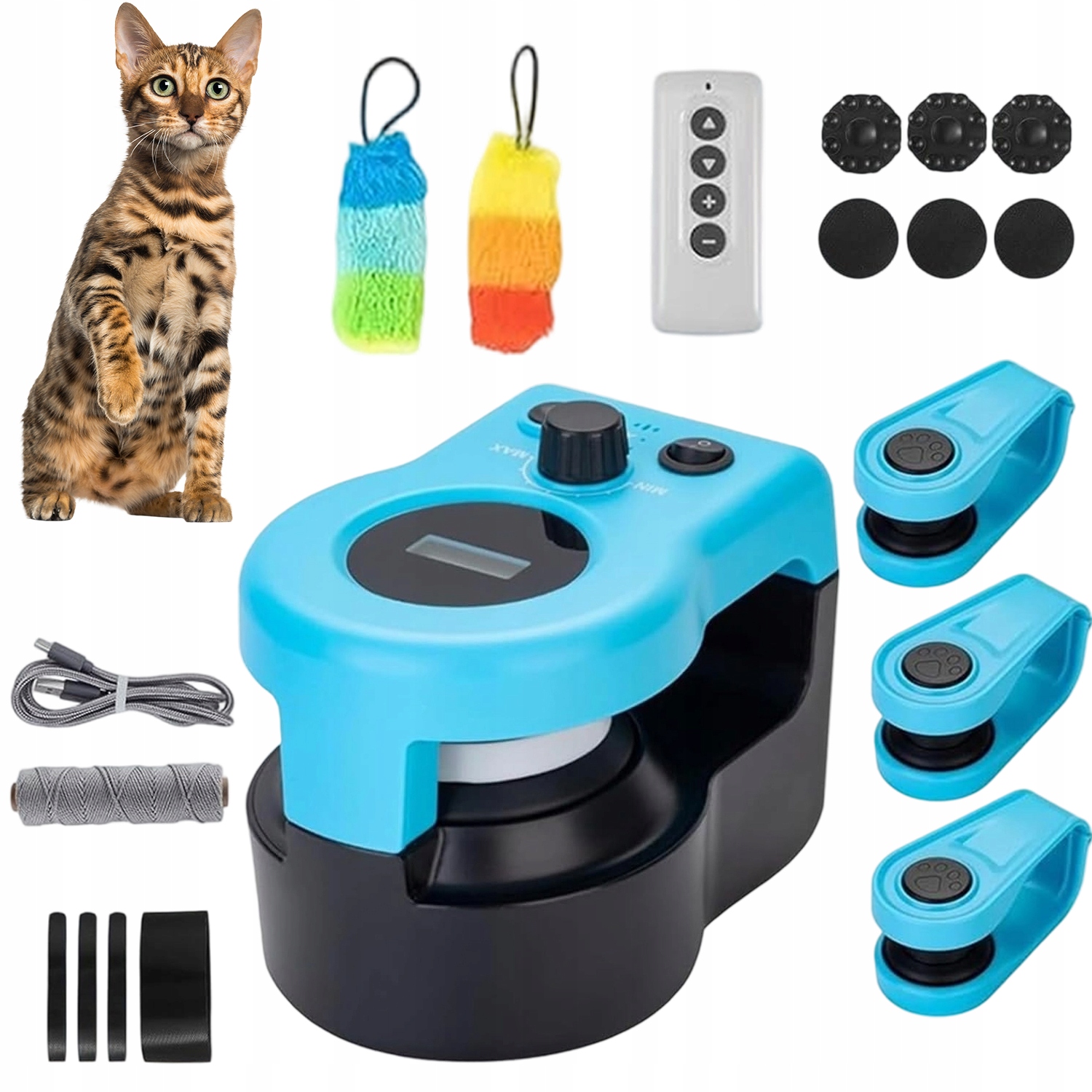 Interaktivní Hračka Pro Kočky Pilot Pro Lov Koček Regulovatelná Rychlost