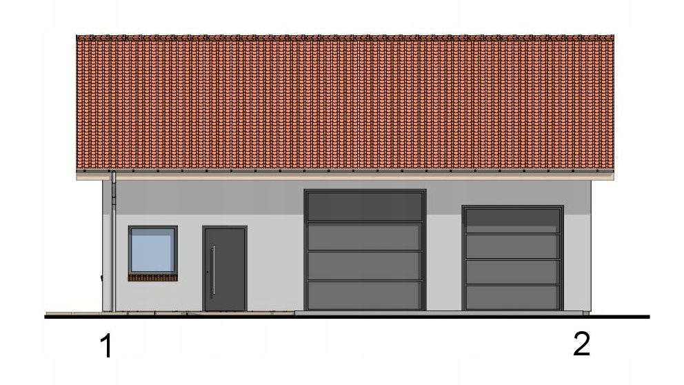 BUDYNEK GOSPODARCZY G011D Szerokość 12 m