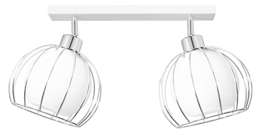 

Lampa Wisząca Sufitowa Żyrandol Chrom Szklana Kule