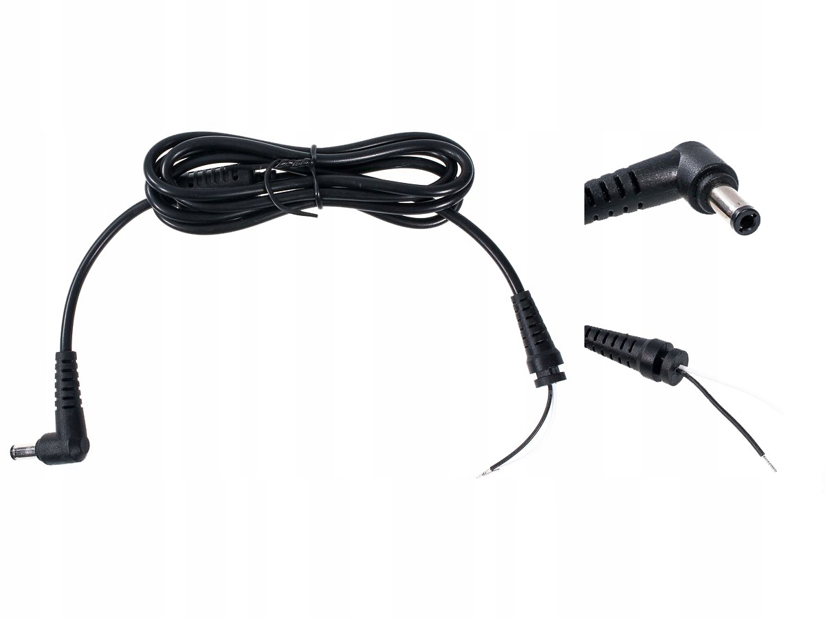 KABEL PRZEWÓD WTYK ZASILACZA ASUS TOSHIBA 5.5X2.5
