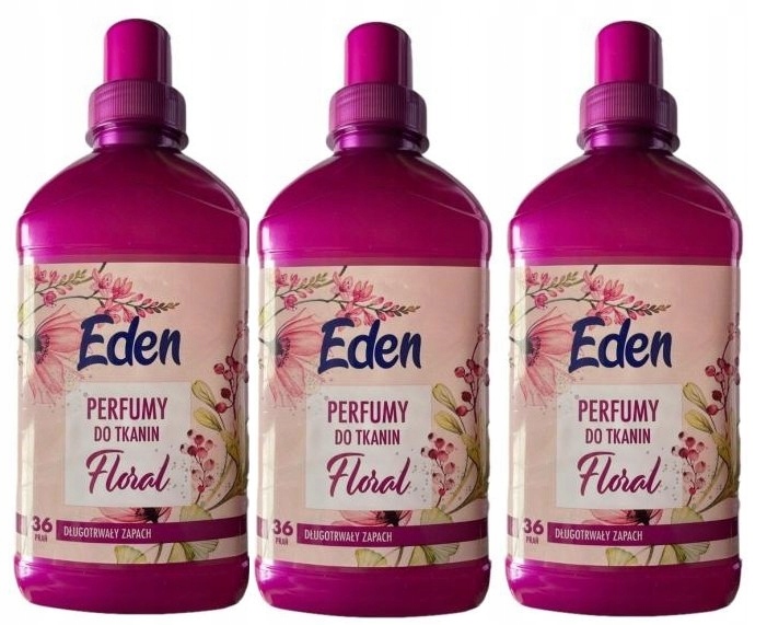 Levně Parfém na tekuté tkaniny Eden Floral 3 ks
