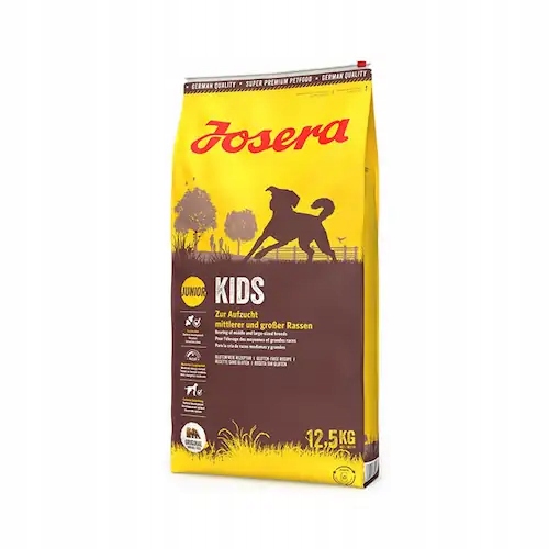 Levně Josera Kids Junior 12,5 kg Krmivo pro štěňata středních a velkých plemen od 8 let.