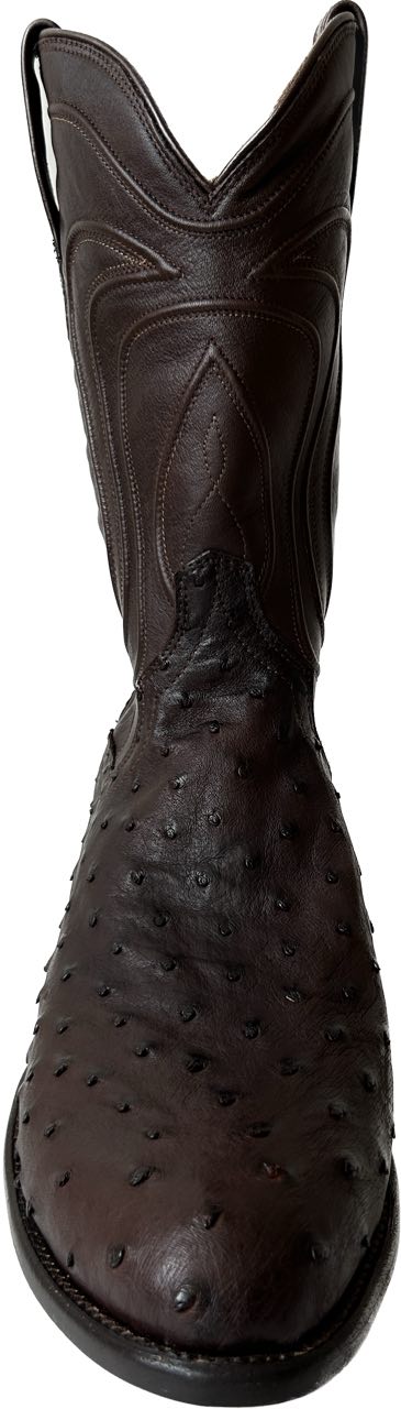 Tecovas Mens The Wyatt Chocolate Ostrich Rozmiar 48