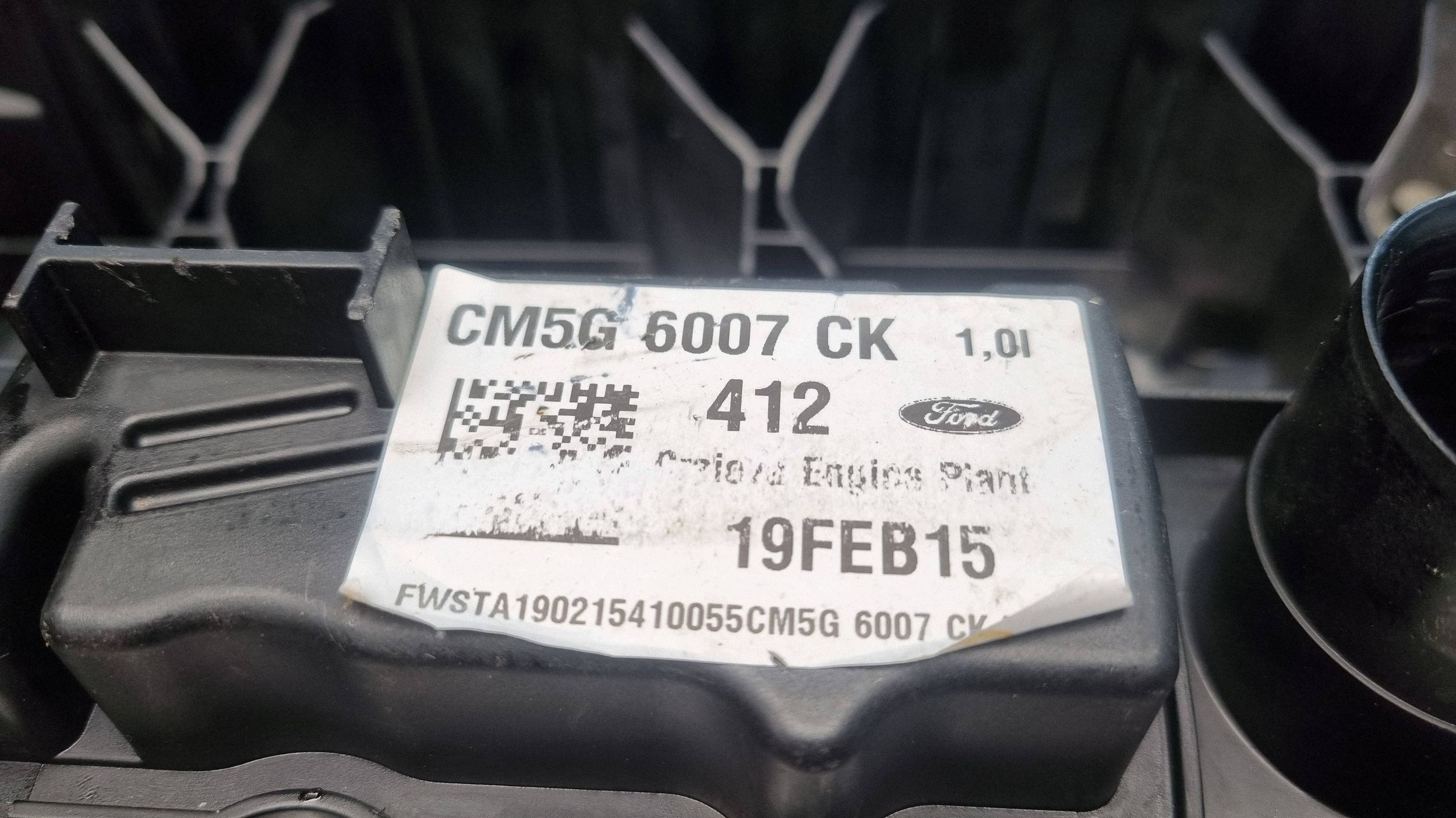 engine M1JA FOCUS MK3 C-MAX MK2 FIESTA MK7 B-MAX 1.0 ECOBOOST without of the sensor