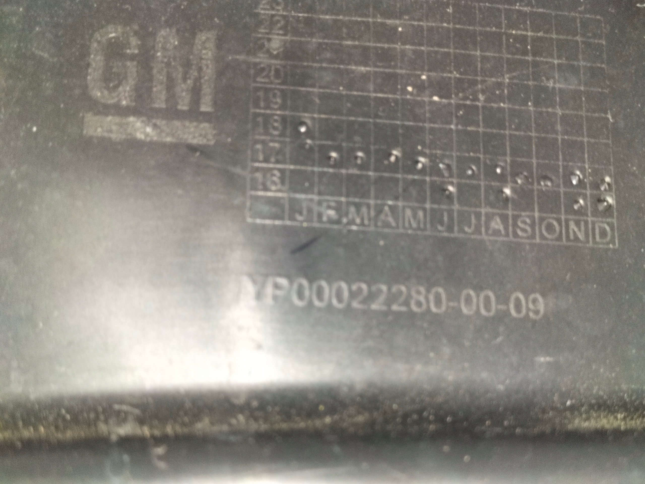 mudguard rear. rear part right OPEL GRANDLAND X 17