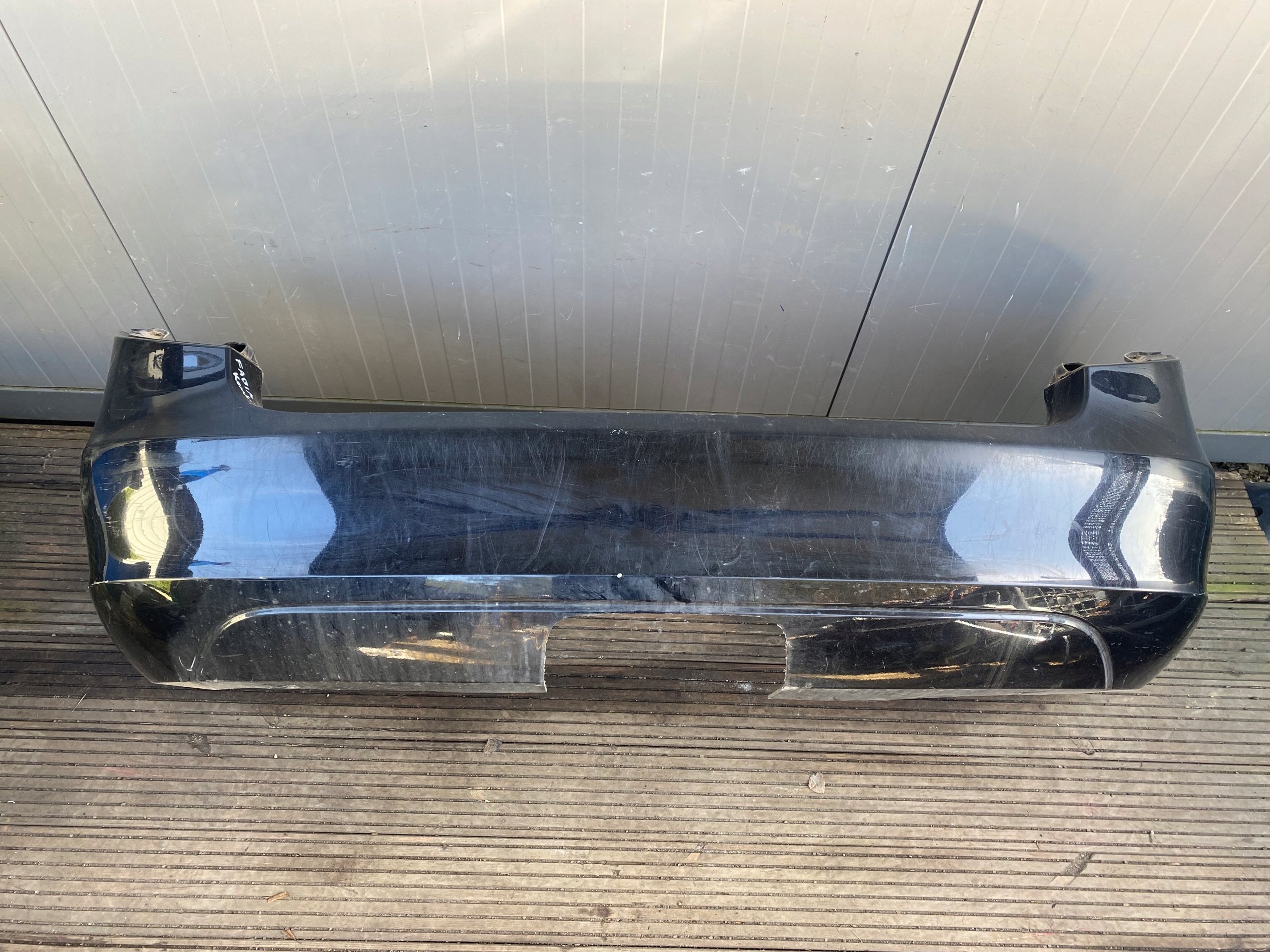 SKODA FABIA II KOMBI complete bumper rear part black