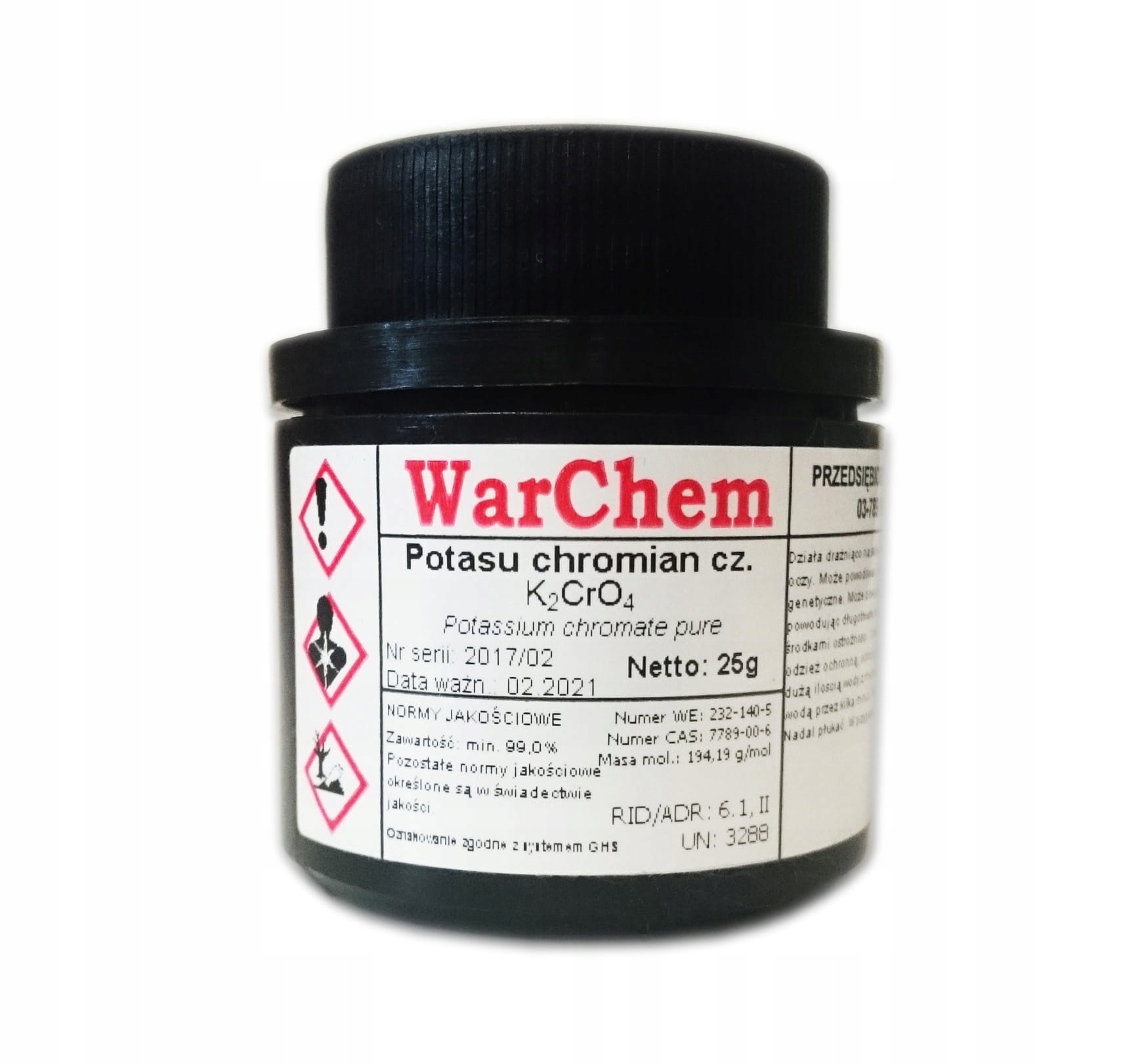 

Chromian Potasu 25g Warchem [50842]