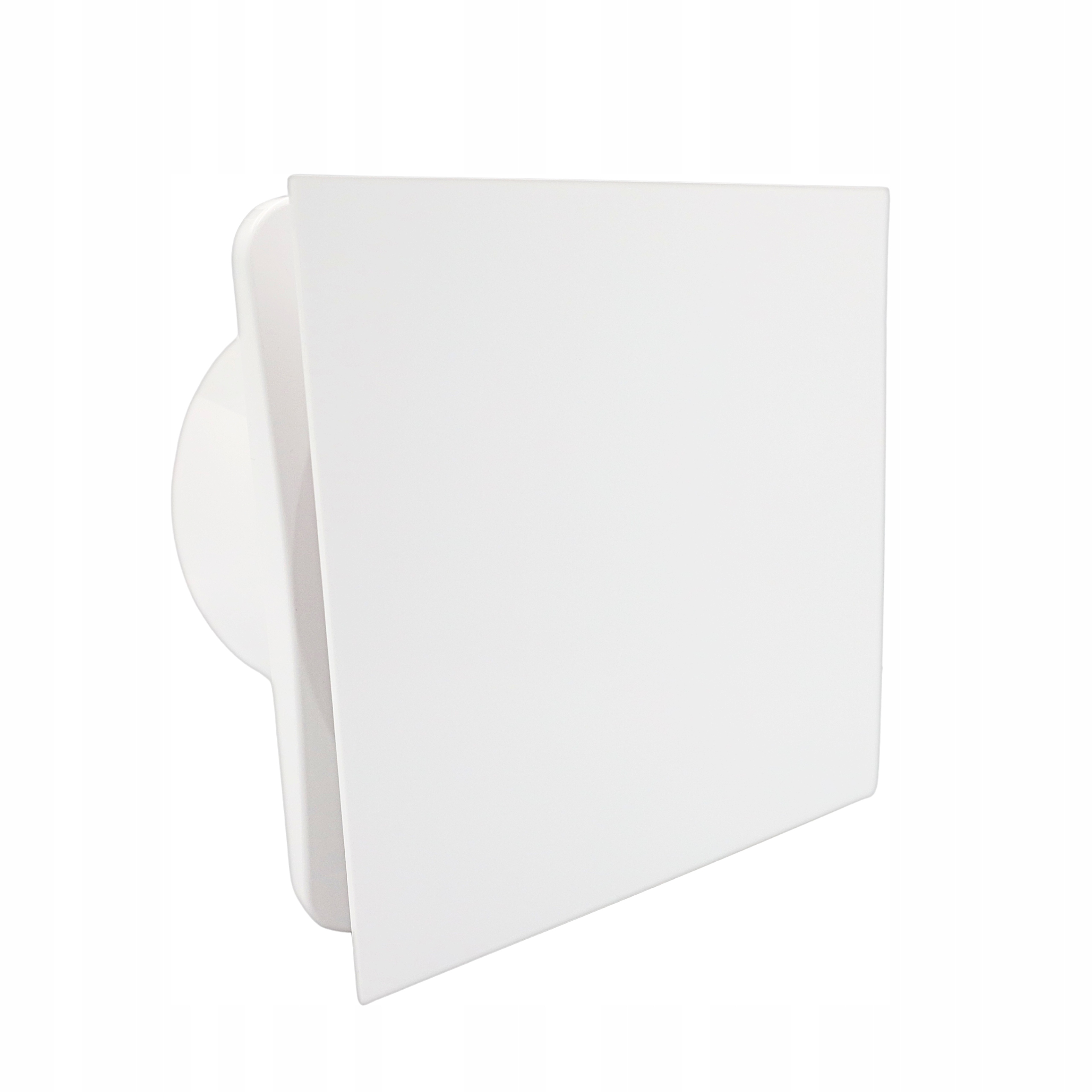 Wentylator Łazienkowy FI150mm Panel Biały Wyłącznik Czasowy Wydajny 242m3/h