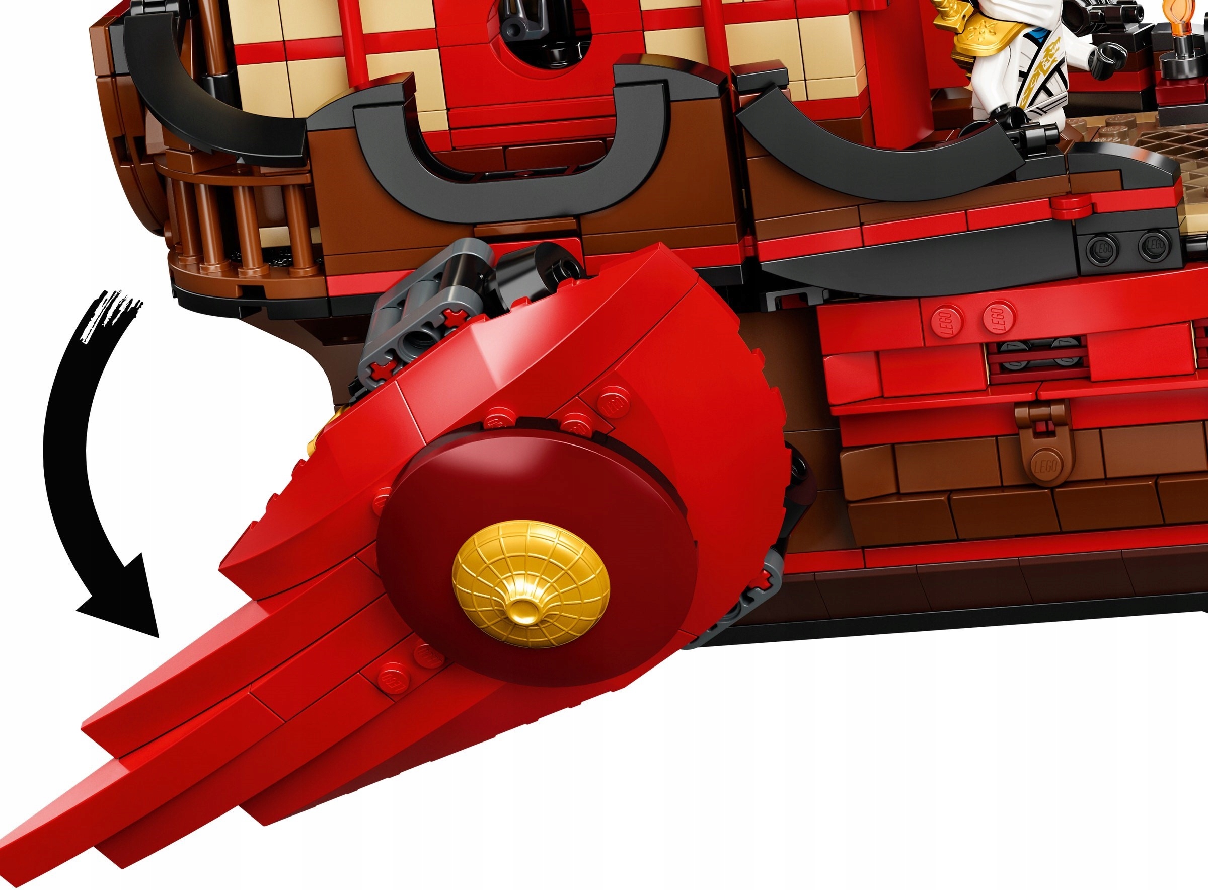 LEGO NINJAGO 71705 PERŁA STATEK OKRĘT ŁÓDŹ ŁÓDKA Liczba elementów 1781 szt.