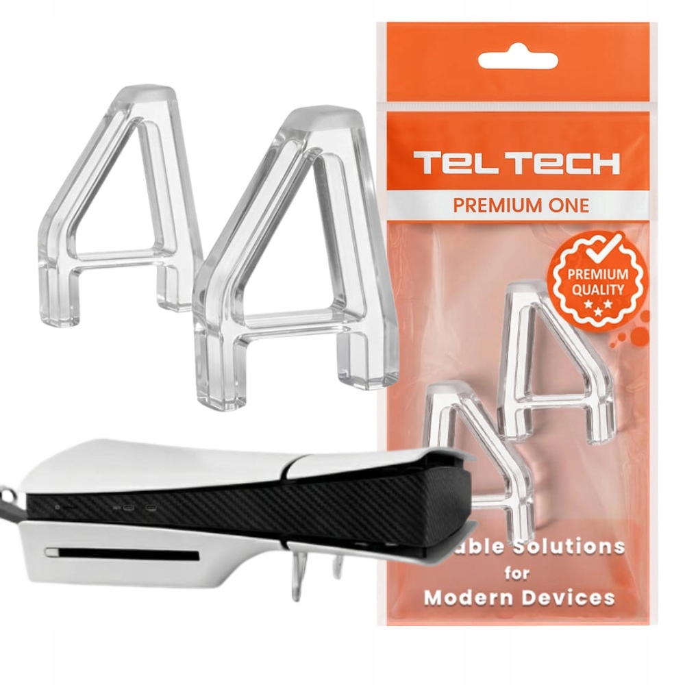 PODSTAWKA POZIOMA DO PS5 SLIM / PRO – TELTECH Premium - 2 części