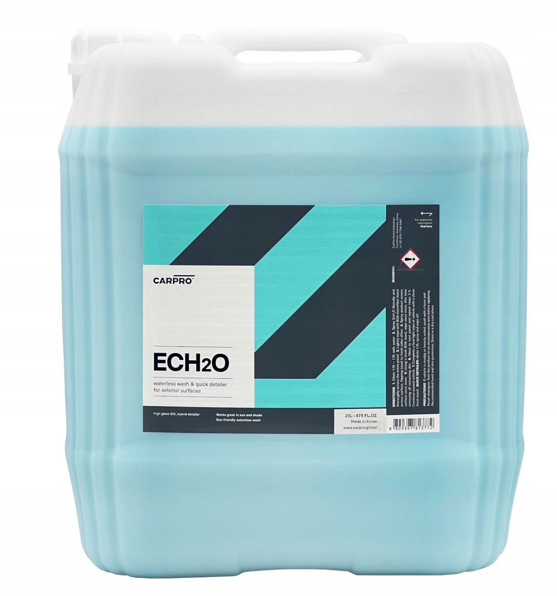 CarPro Ech2O Quick Detailer śliskość błysk koncentrat 1:10 20L PROFESJONALN