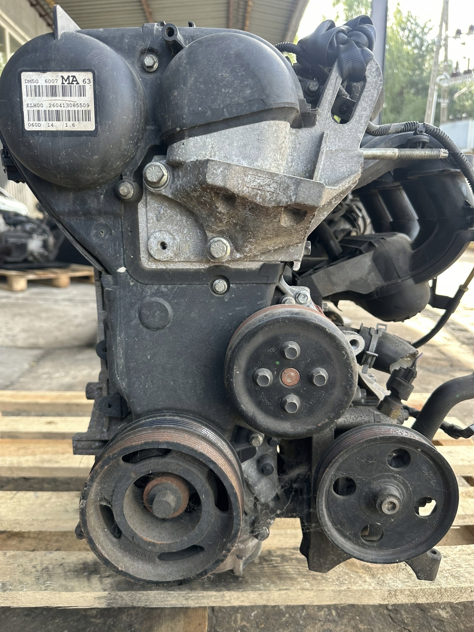 FORD C MAX II MK2 engine TQDB 1.6 16V 127 TYS KM