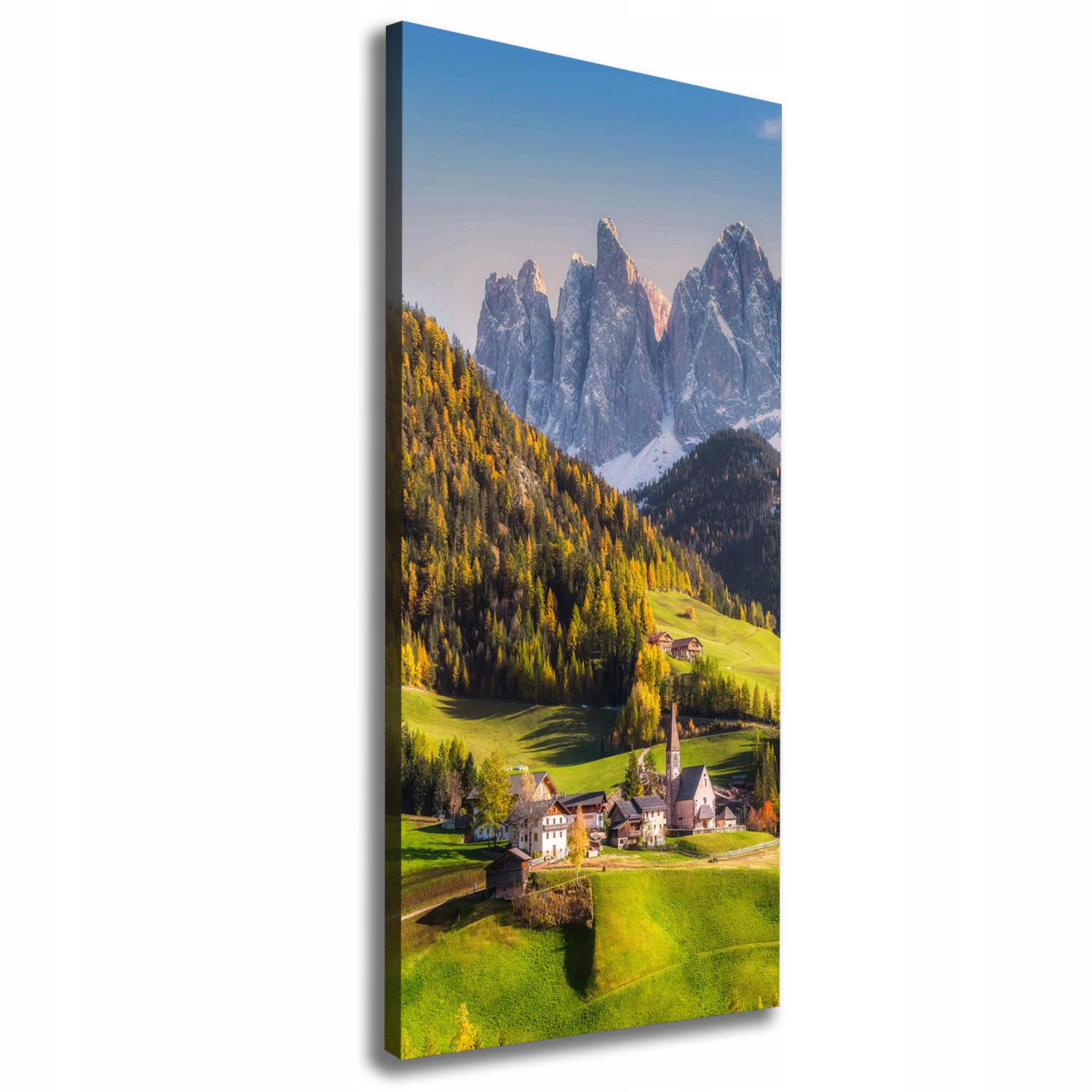 

Foto obraz na płótnie Miasteczko w górach 50x125cm