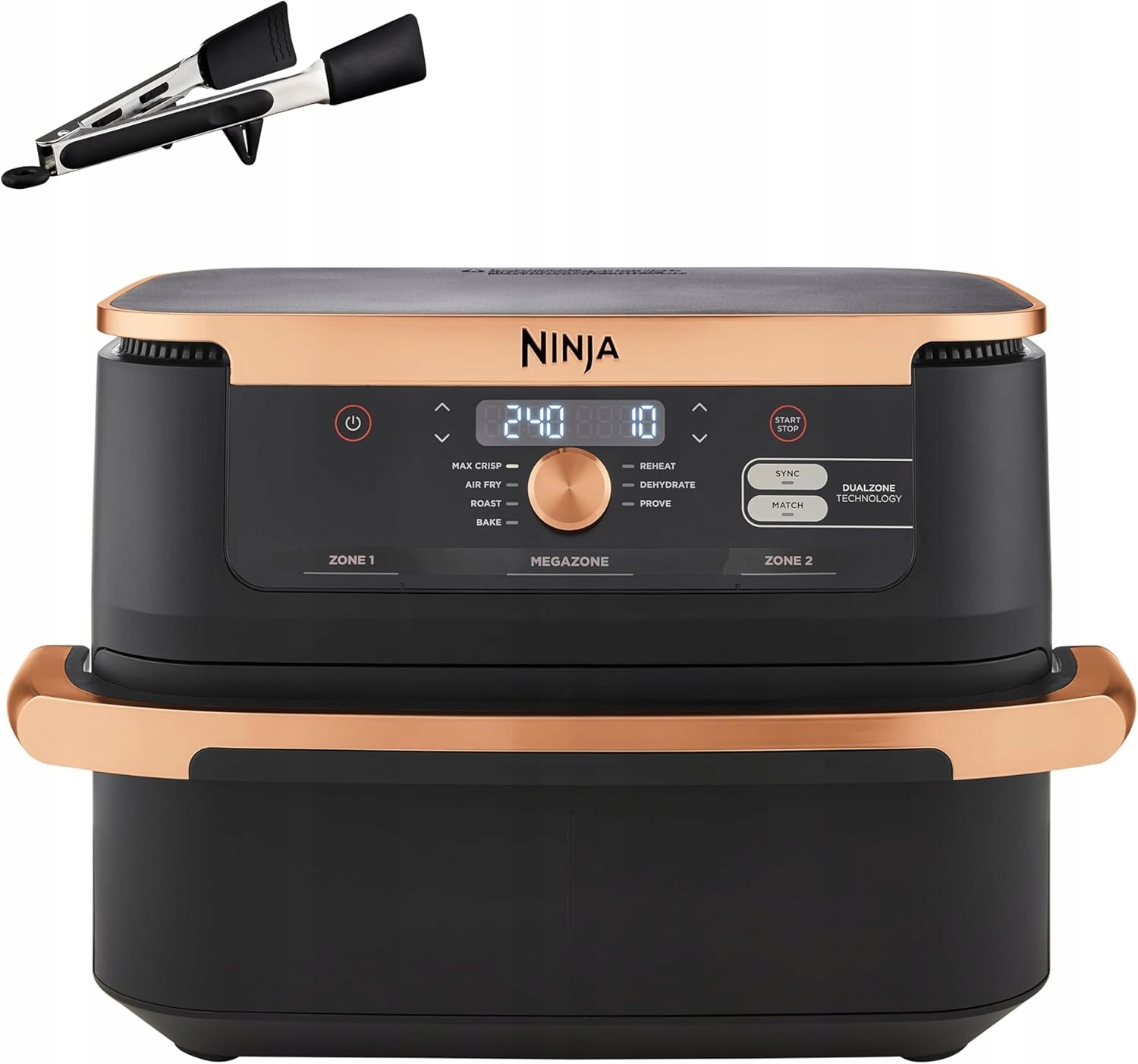 Frytownica Beztłuszczowa Ninja AF500EUCP 7w1 Air Fryer 10,4l 2470W Copper