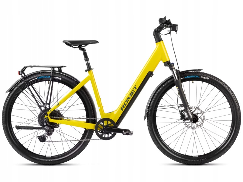 Rower elektryczny Romet E-Modeco Suv 1.0 An U17 28 cali Limonkowy