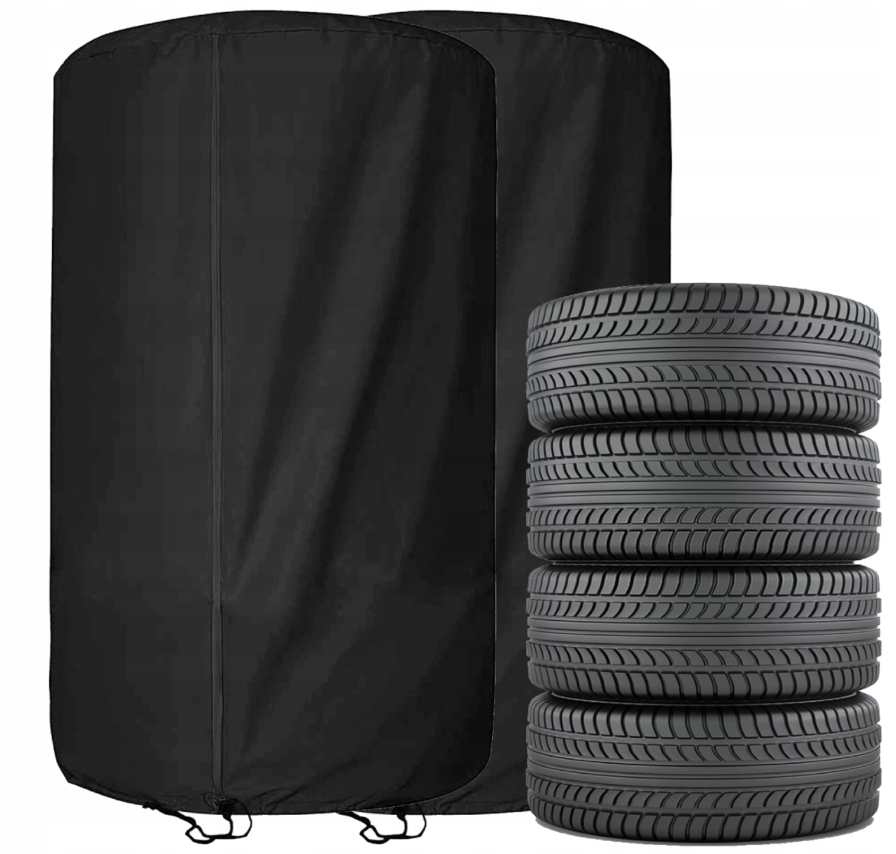 2X Ochranný Obal Na Čtyři Kola Automobilů 18-22 palců, velikost 85x120