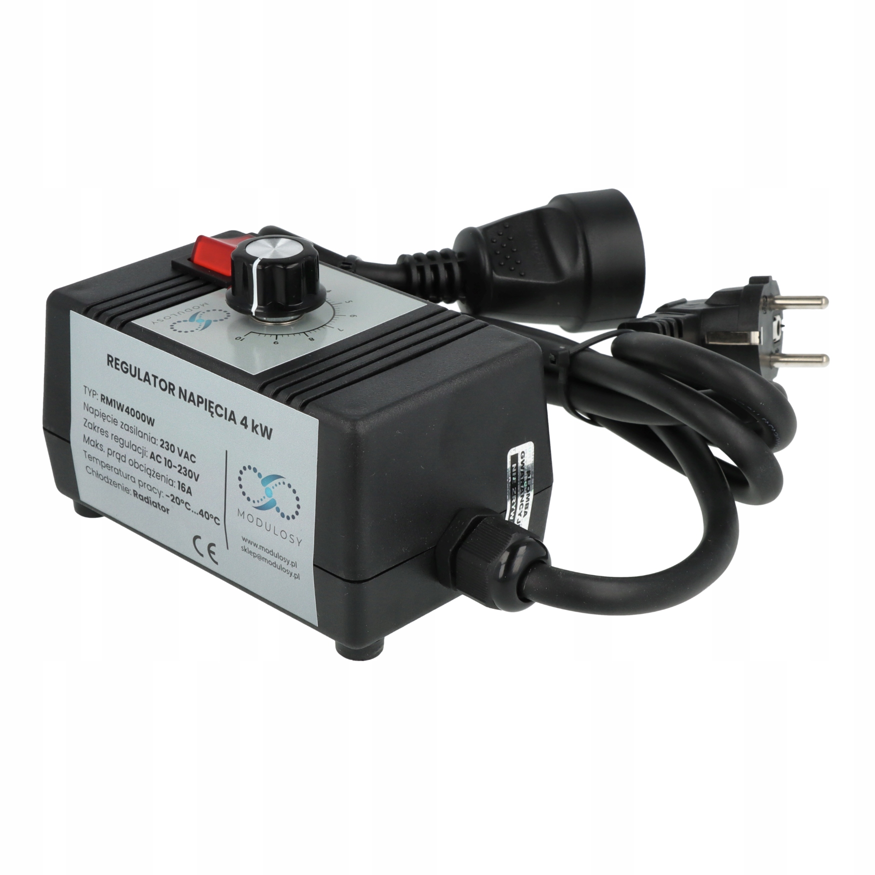 REGULATOR OBROTÓW SILNIKA MOCY NAPIĘCIA 2500W 230V Producent Modulosy