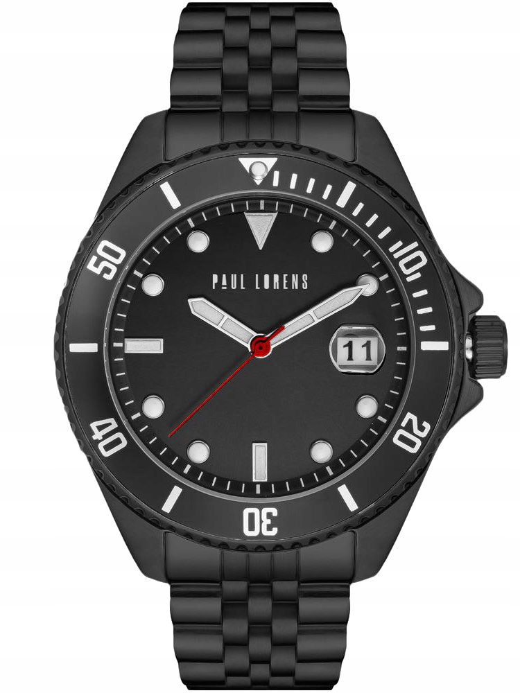 Pánské Hodinky Paul Lorens PL13030B-1A5 (zg350c) Box Gravírování