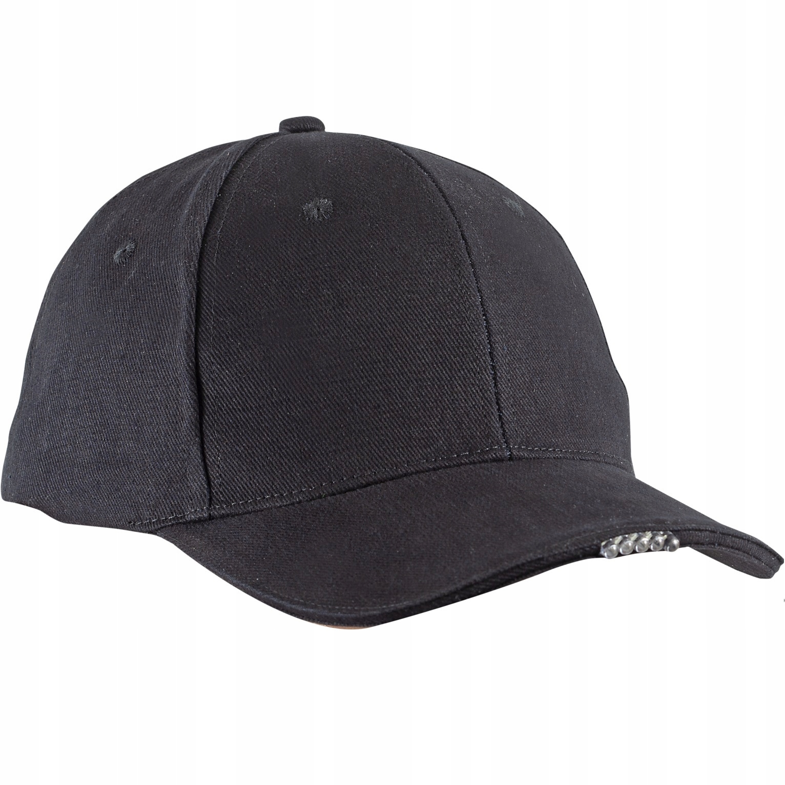 CZAPKA Z DASZKIEM Z OŚWIETLENIEM LED CZARNA, CE, LAHTI rozm. uniwersalny