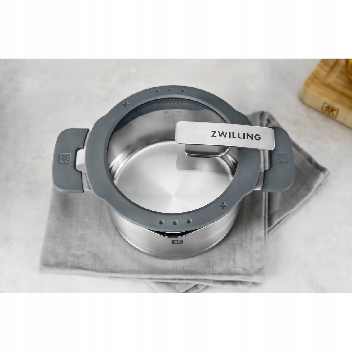 Zwilling Simplify Zestaw 4 garnków Kolor srebrny