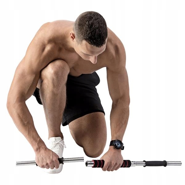 HANTELKI chromowana STAL obciążenie regulowan 2x10 Długość całkowita 35 cm