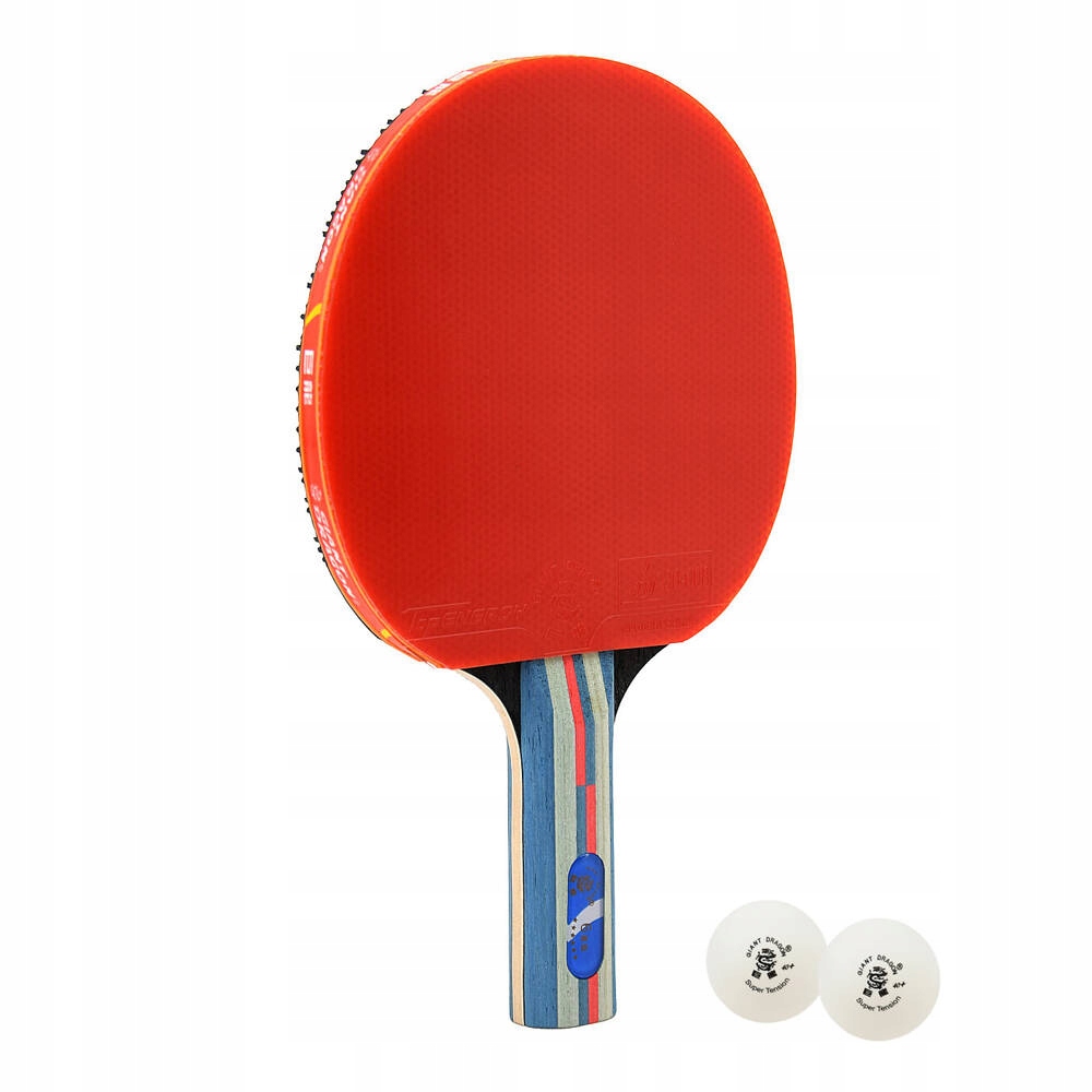 Rakietka tenis stołowy ping-pong Giant Dragon 6* N8062 2 piłeczki pokr