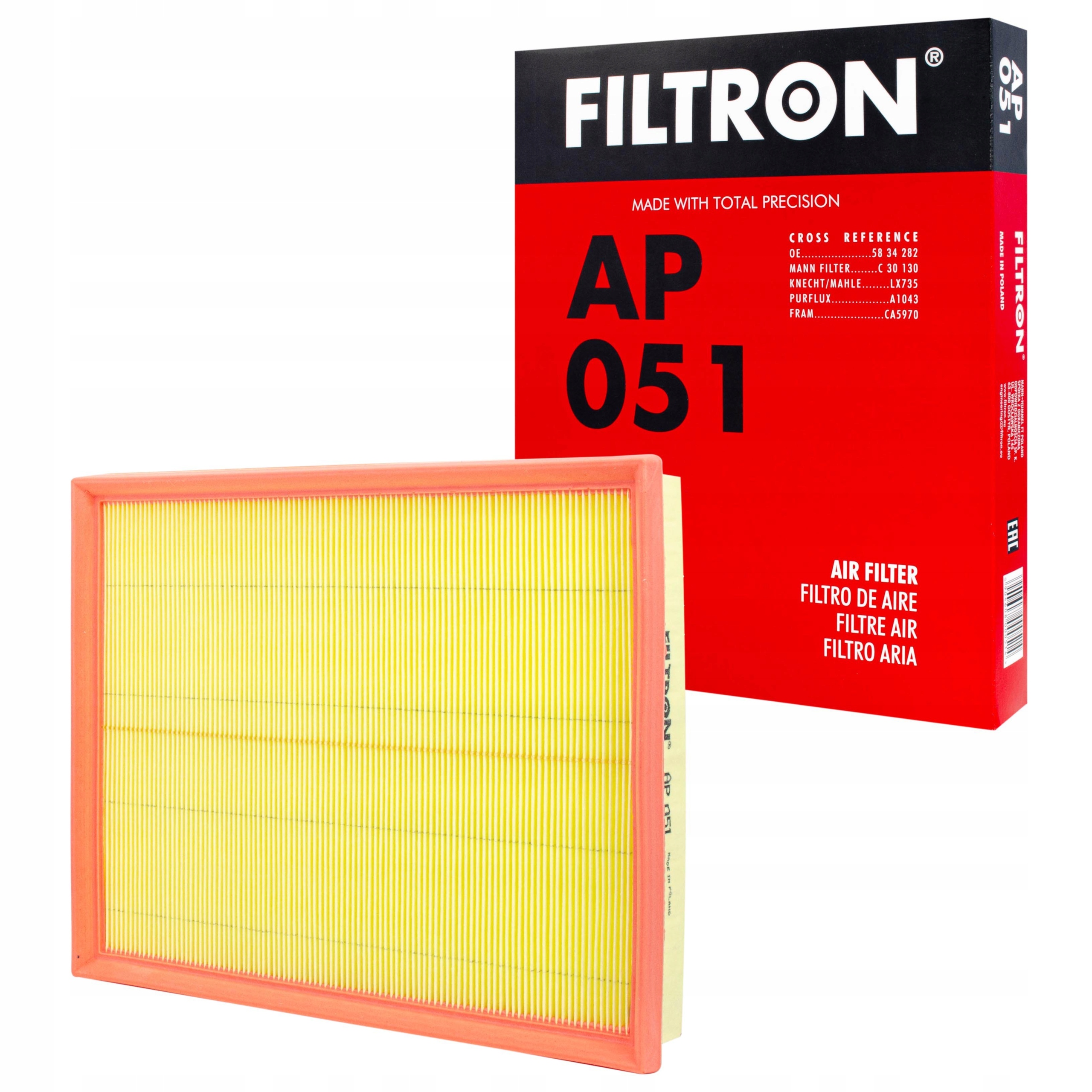 

Filtr Powietrza Filtron AP051 Opel Astra G H Gtc