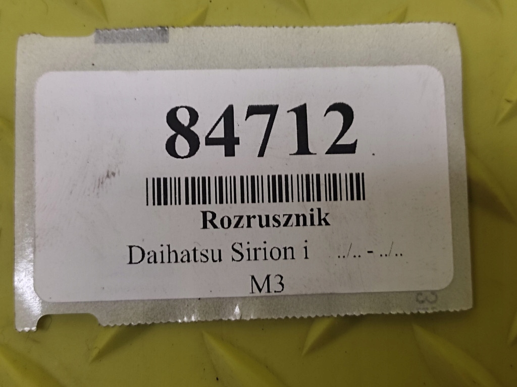 DAIHATSU SIRION und 1.0 Anlasser Starter