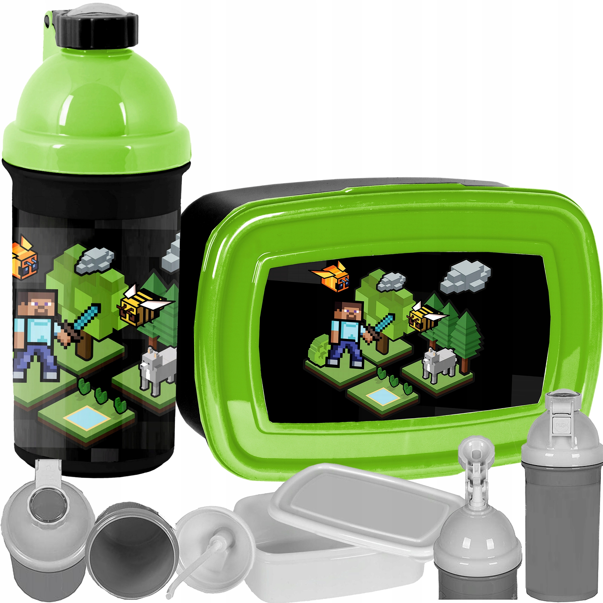 

Bidon Śniadaniówka Lunchbox dla fana Minecraft