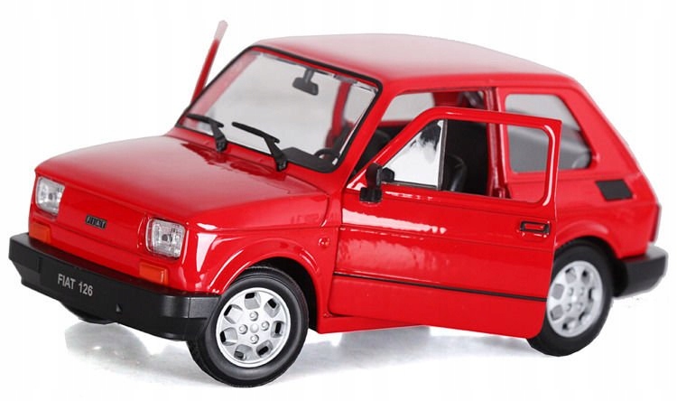 

Fiat 126p Welly 1:43 maluch maluszek kolor