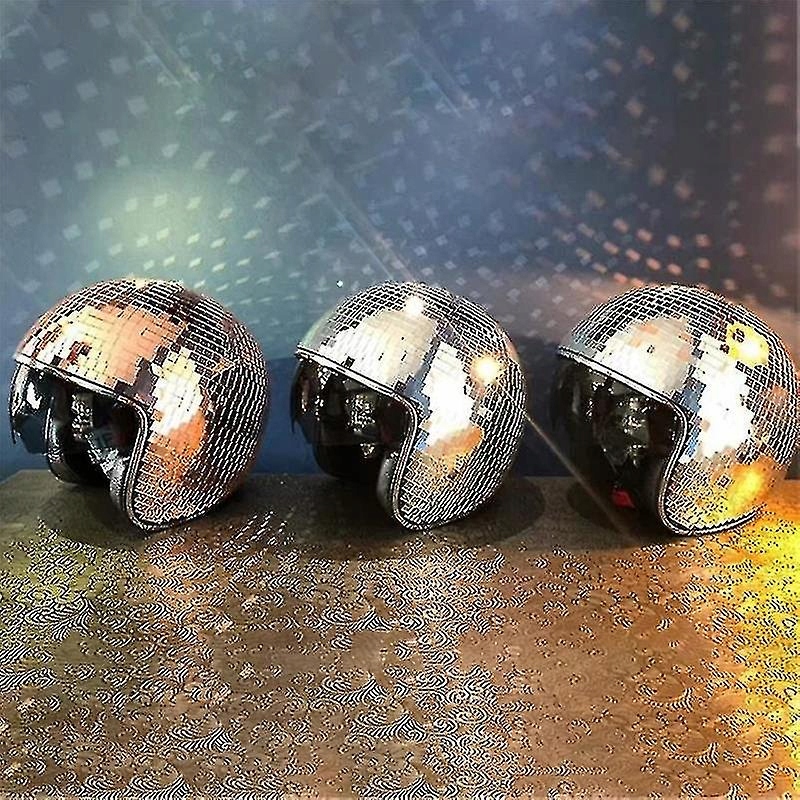 1-częściowy Cool Disco Ball Kask z srebrnym Marka inna