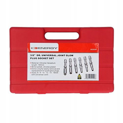 НАБОР НАСАДОК ДЛЯ СВЕЧЕЙ НАКАЛИВАНИЯ 6 ШТ.