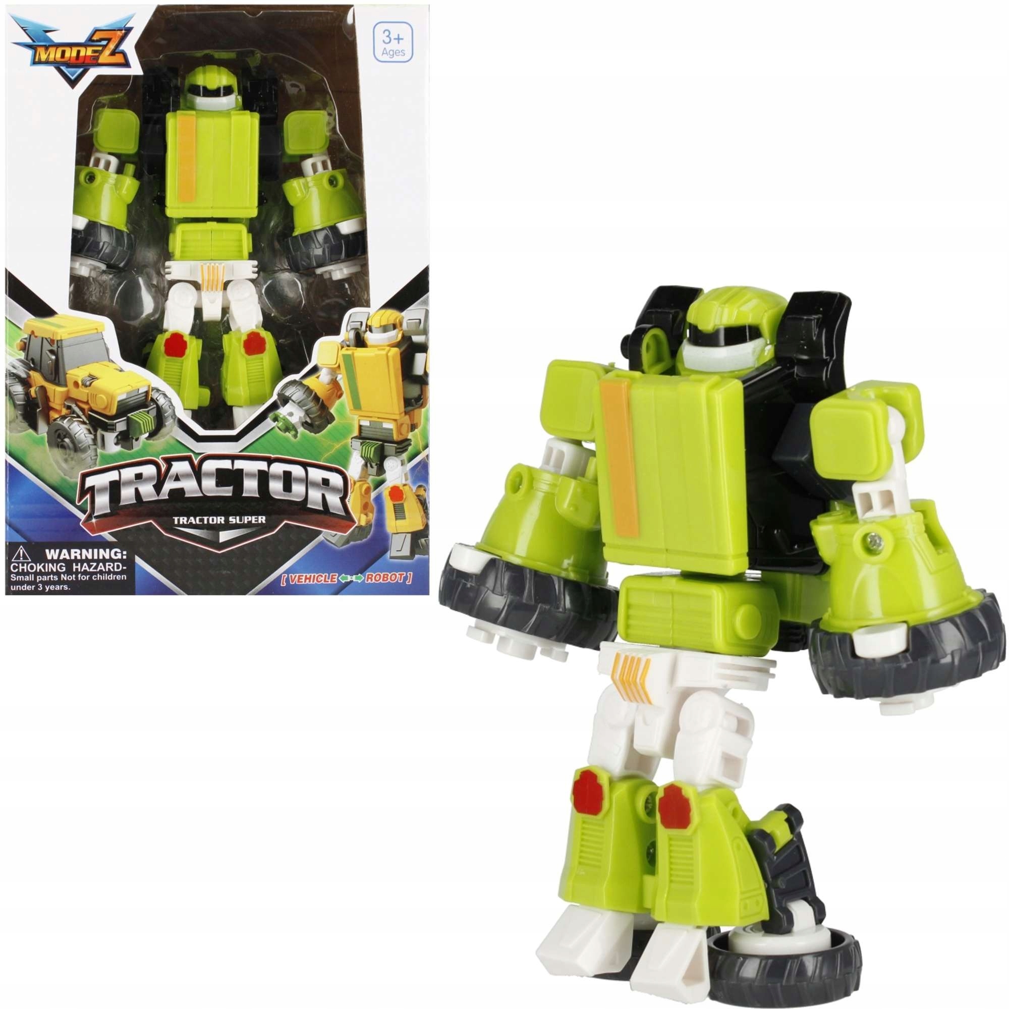 

Robot Traktor 2W1 Transformujący Zielony Ciągnik