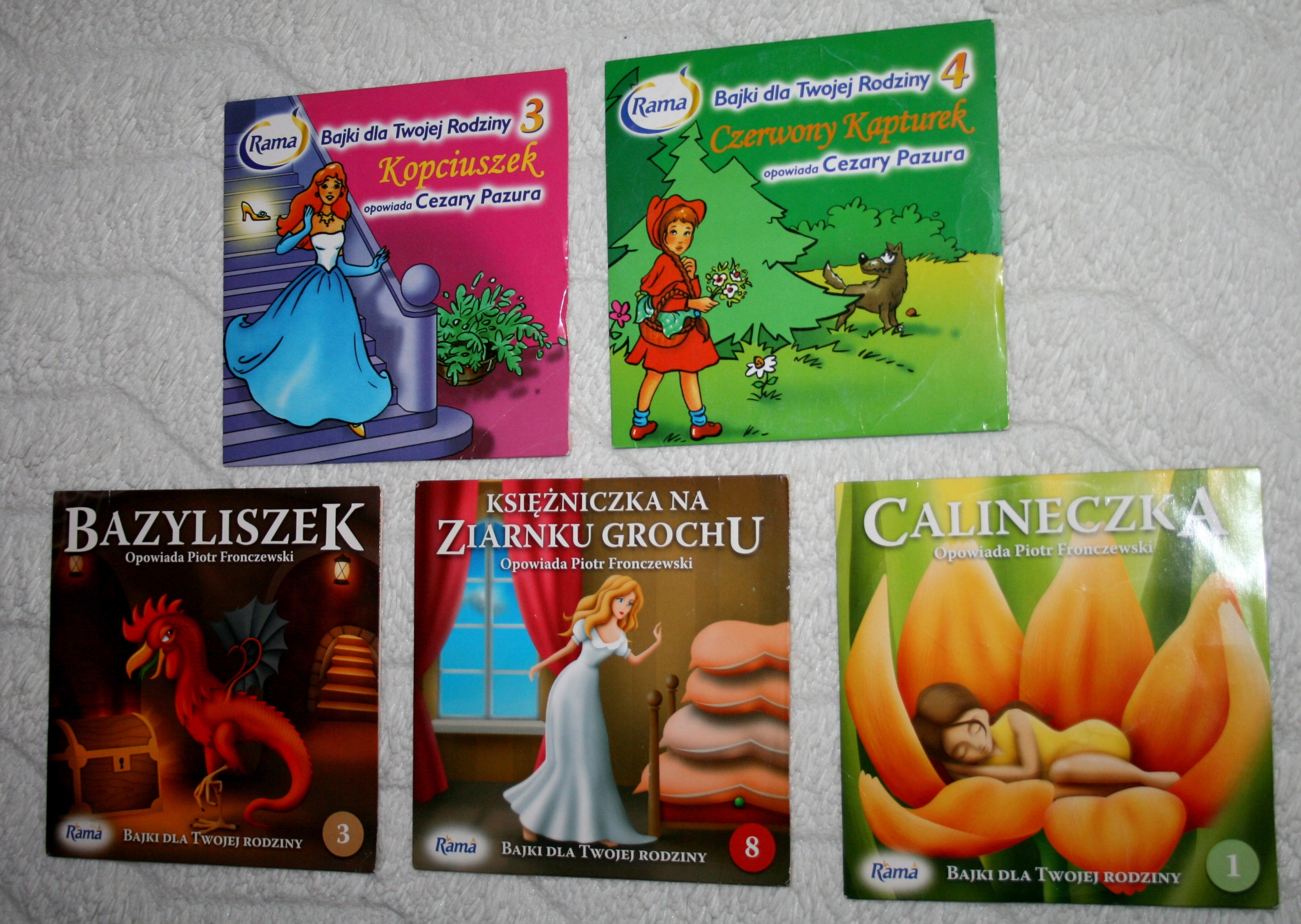 BAJKI DLA TWOJEJ RODZINY AUDIOBOOK 5 PŁYT CD ISBN 942752744125