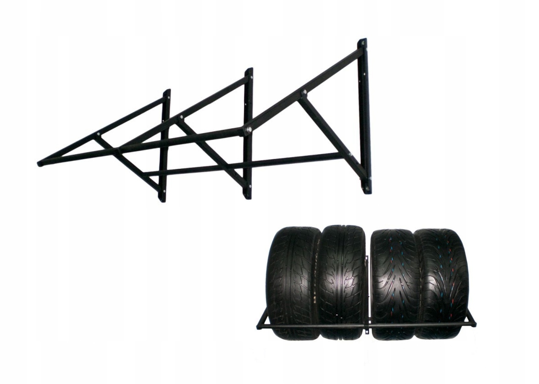 Věšák na 4x pneumatiky nastavitelný SW4 zesílený pneumatiky do 250 mm nosnost 220 kg