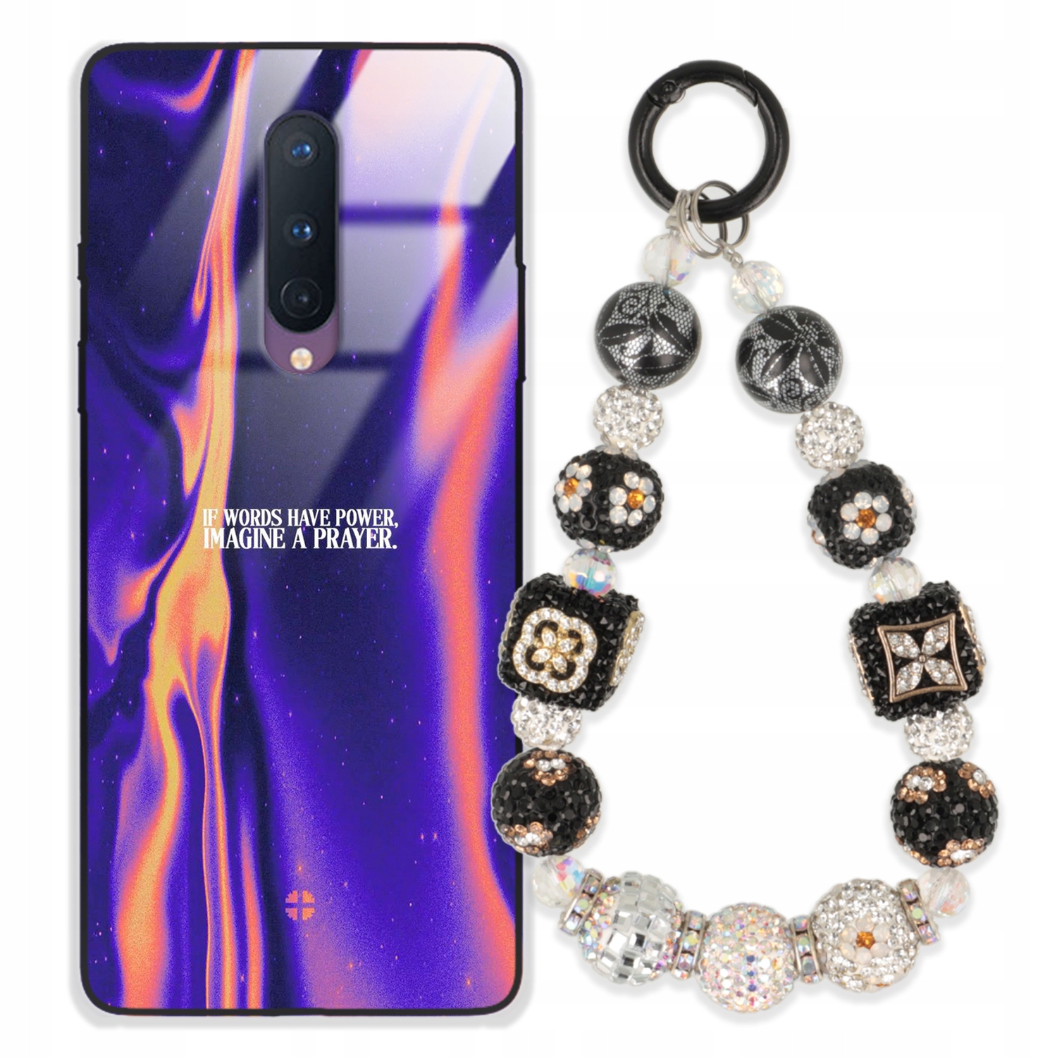 Puzdro Pre Oneplus 8 Case Glass| Kľúčenka Elegantné Prémiové Vzory Puzdra