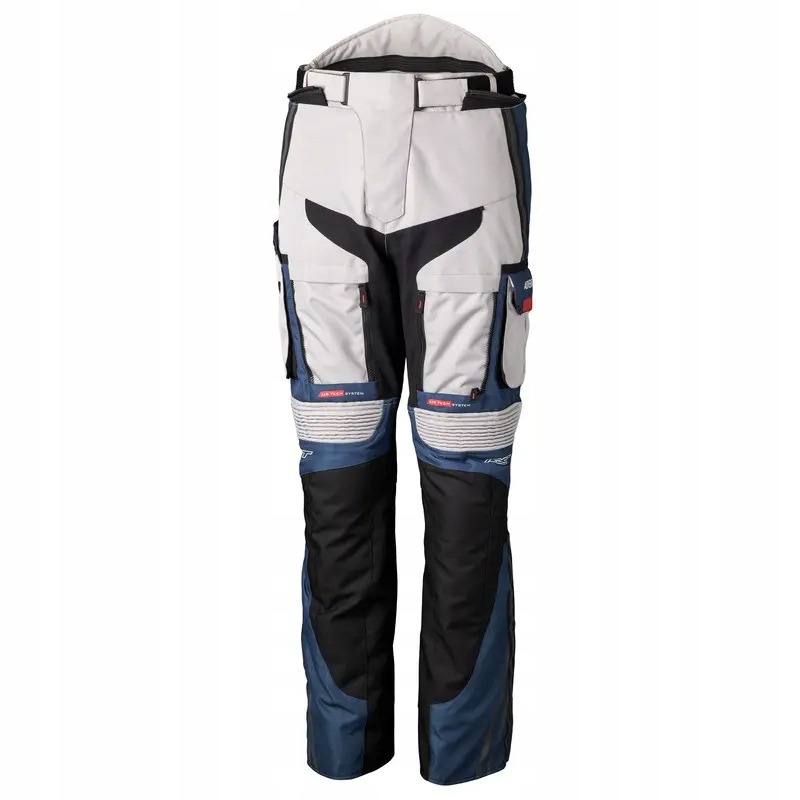 Turistické moto nohavice Rst Adventure X Ce Silver/Dark Blue/Red XXL