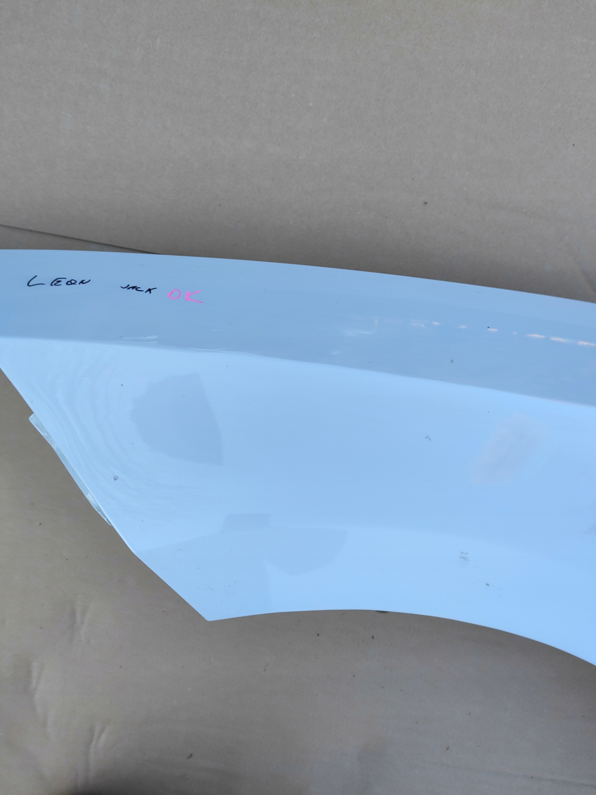 fender left SEAT LEON III 5F0 left front bialy
