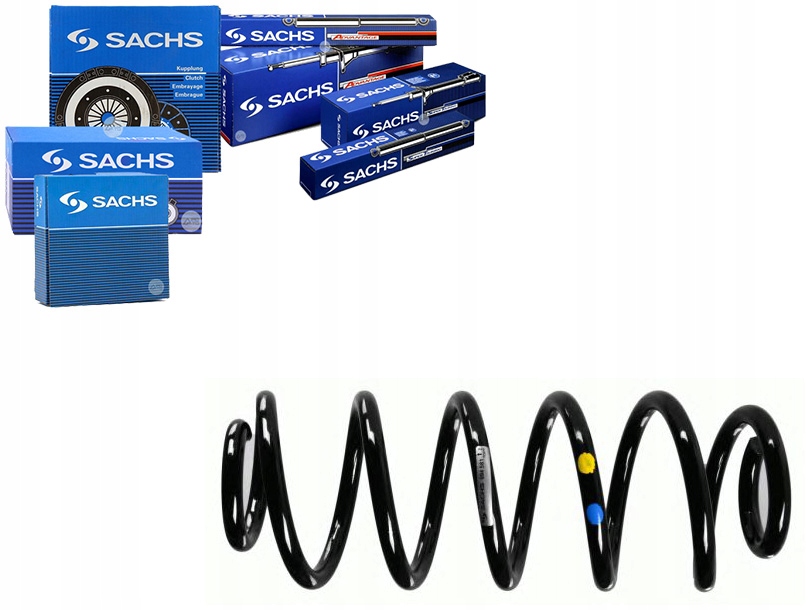 SACHS SPRĘŻYNA ZAWIESZENIA VW GOLF V GOLF VI 1.2-2