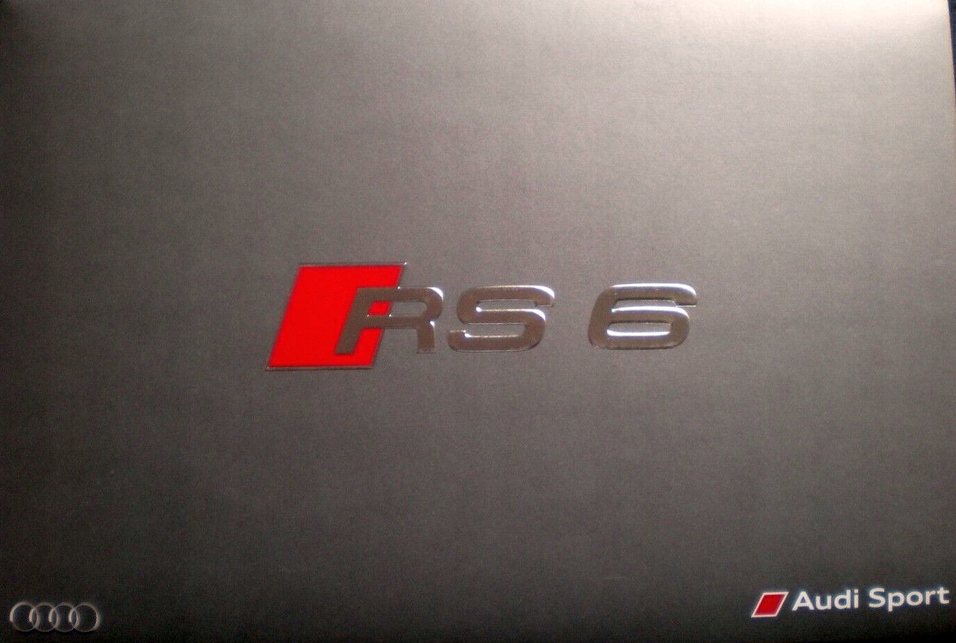 Audi RS6 Performance prospekt mod 2016 редкий