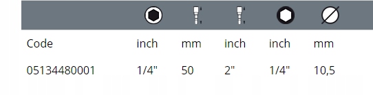 UCHWYT MAGNETYCZNY STAL. DO BITÓW 1/4'' 50MM WERA Kod producenta 134480