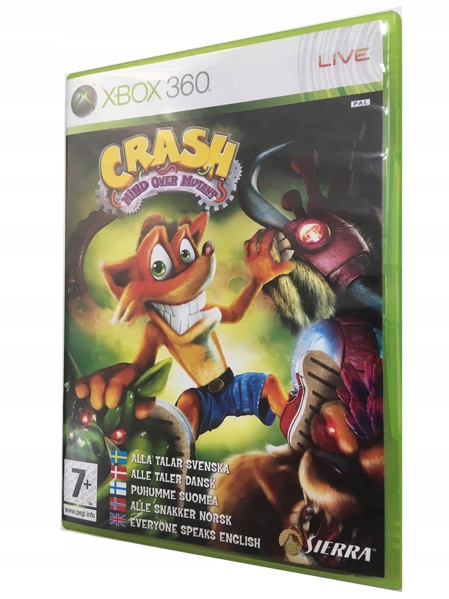 Crash Bandicoot: Mind over Mutant Xbox 360 pudełkowa